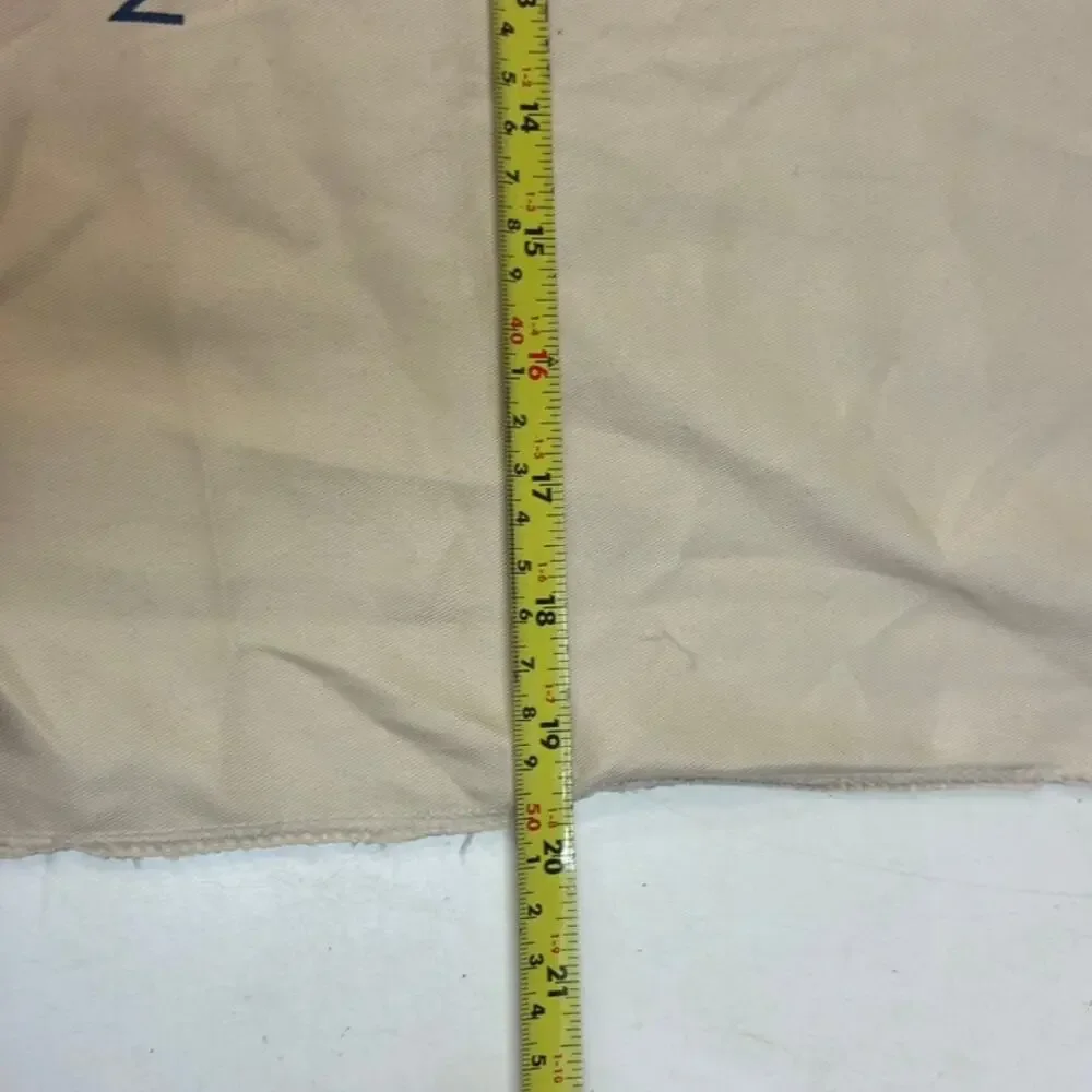 GUC Louis Vuitton Cotton Blend Dust Bag Cream Ivory Blue Fold Over 20 x 24